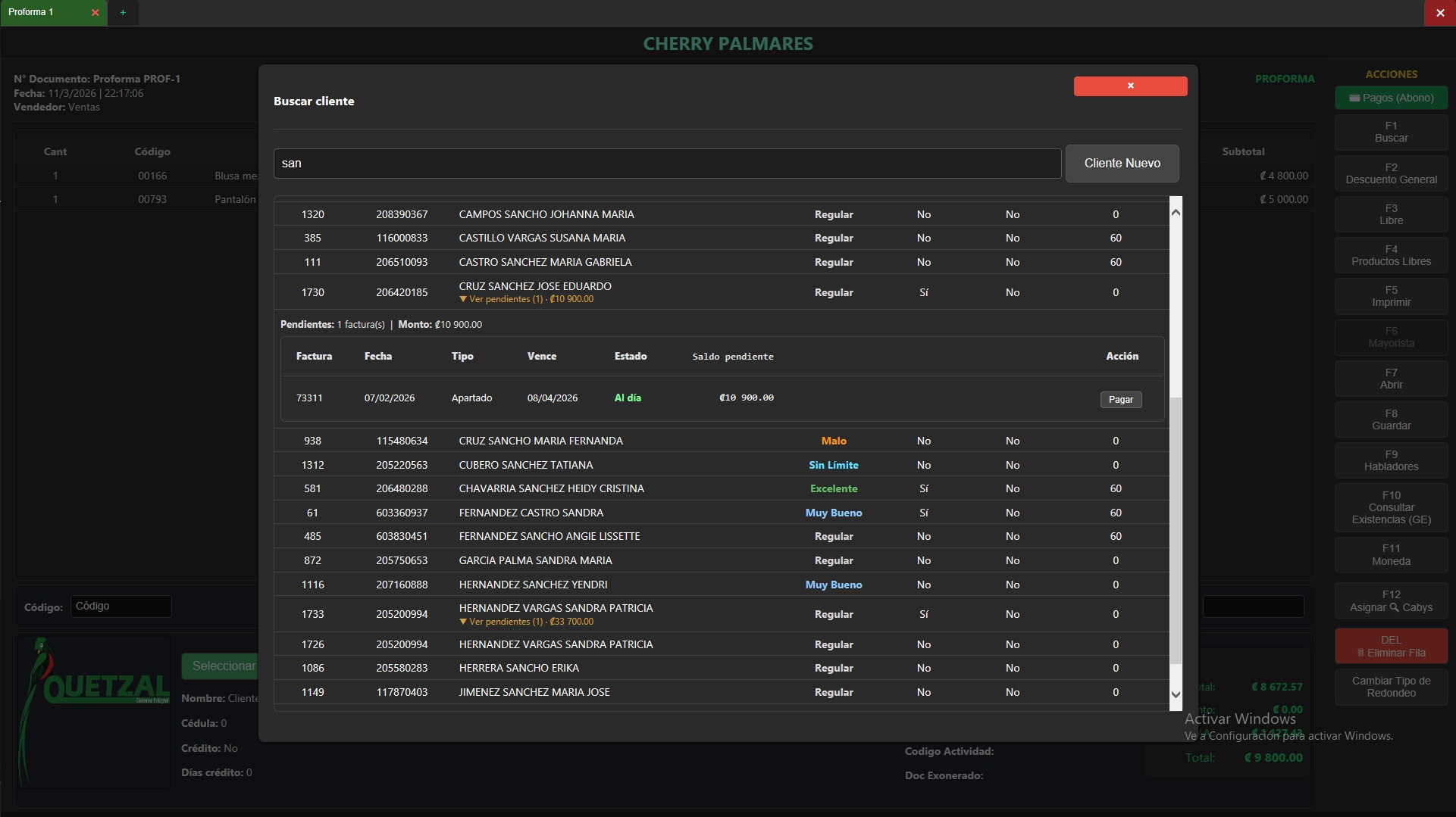 Selección de clientes para crédito